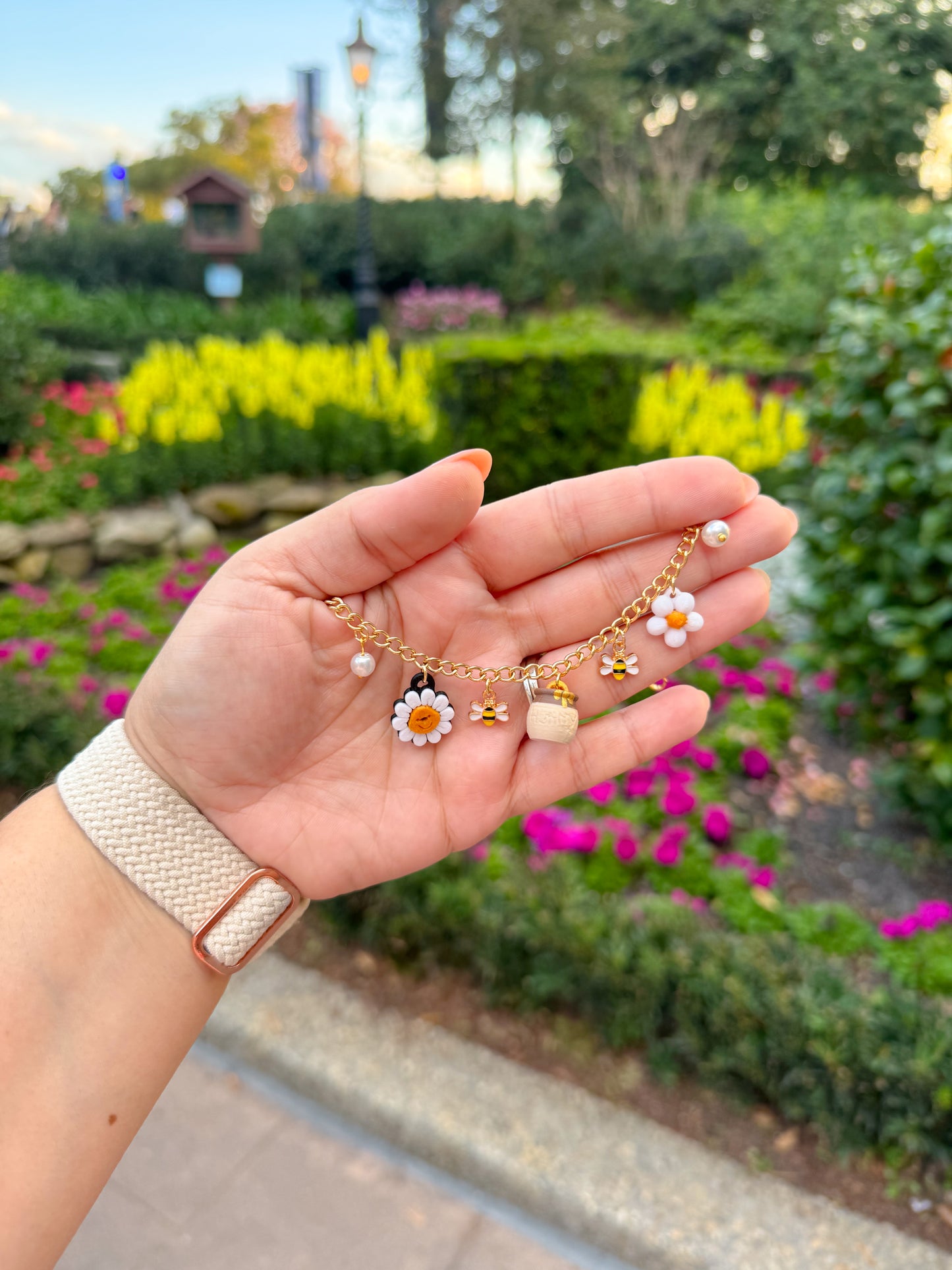 Pooh Bear Charm Bracelet