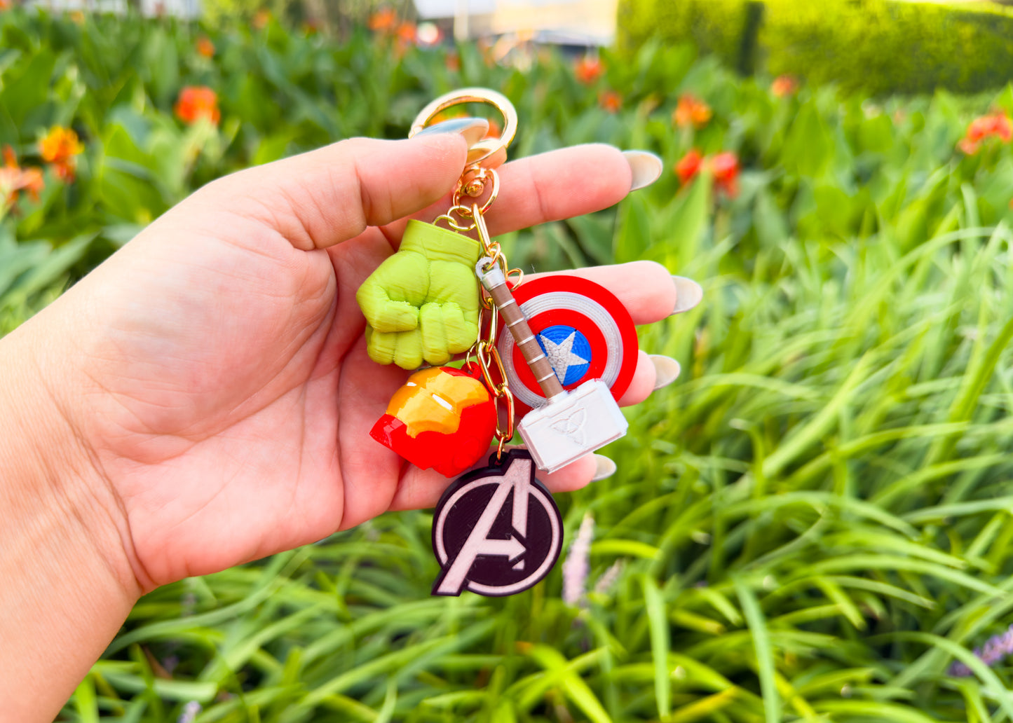 Super Hero Dangle Bag Charm l