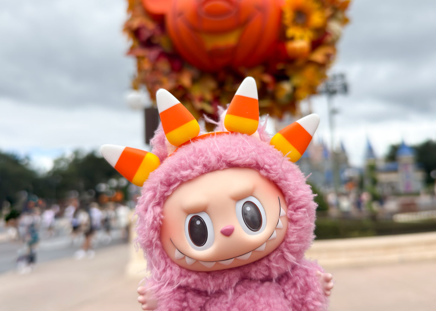 Candy Corn Bag Plush Crown