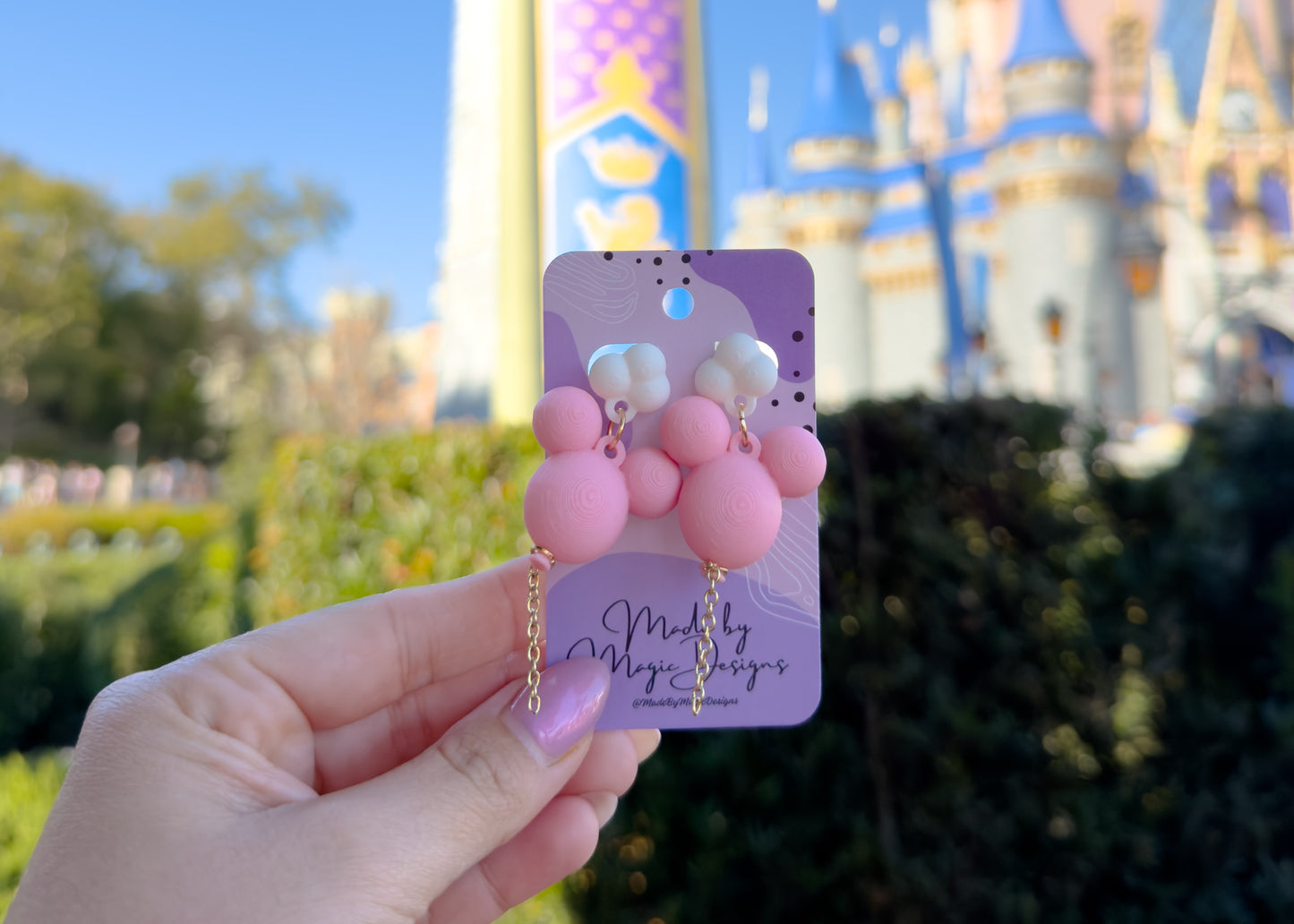 Pink Balloon Earrings