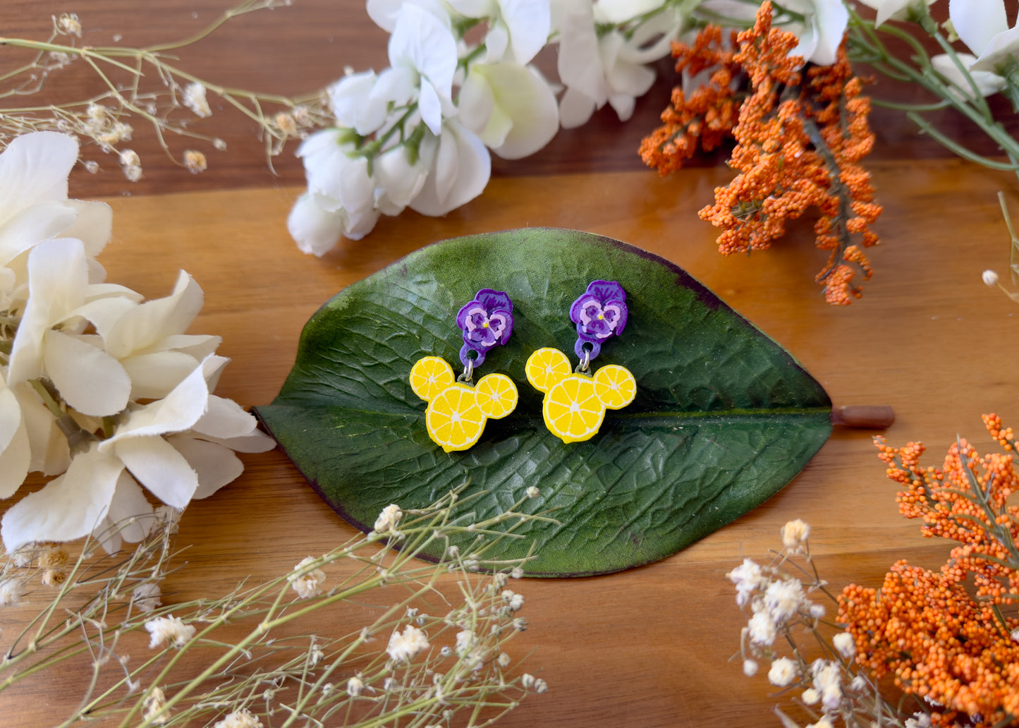 MINI Violet Lemonade Earrings