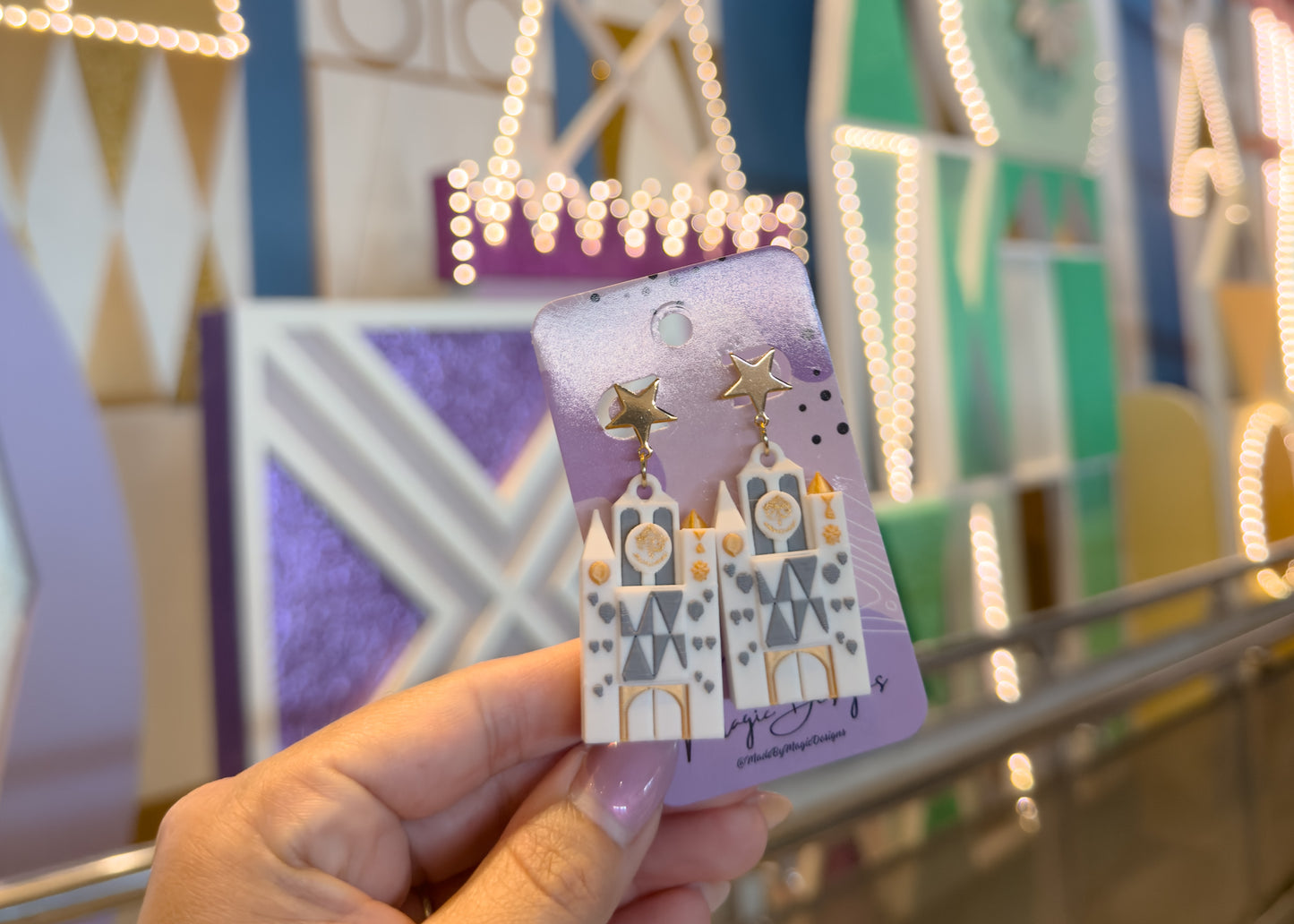 Small World Tower Earrings