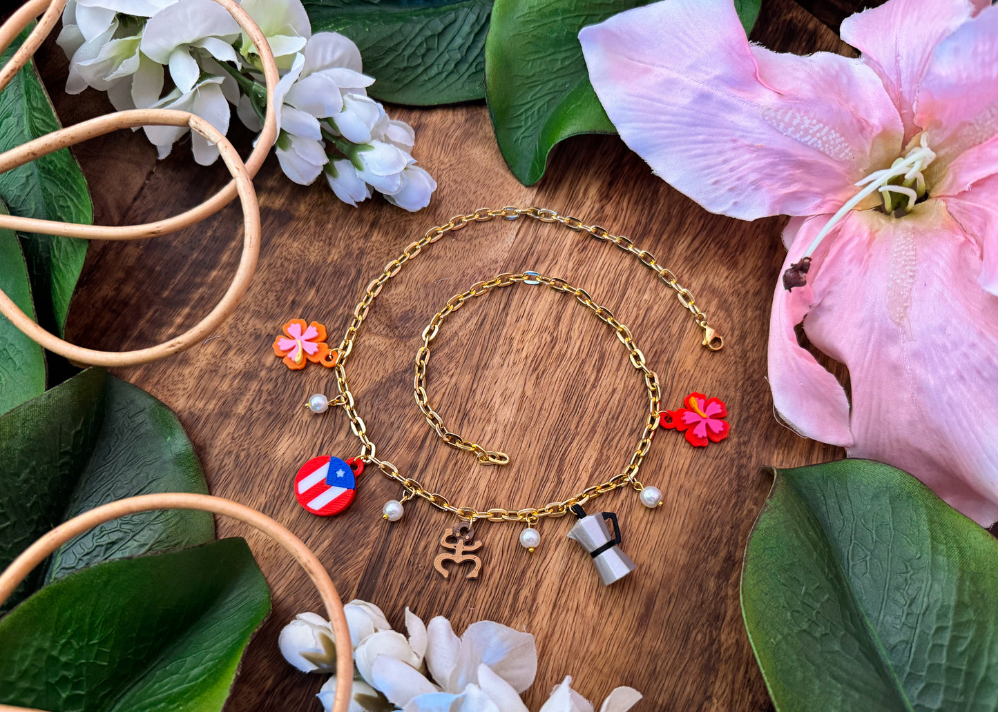 Puerto Rico Charm Necklace