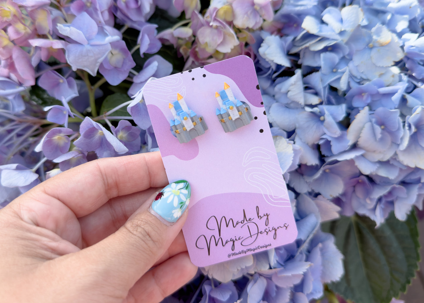 Castle Stud Earrings