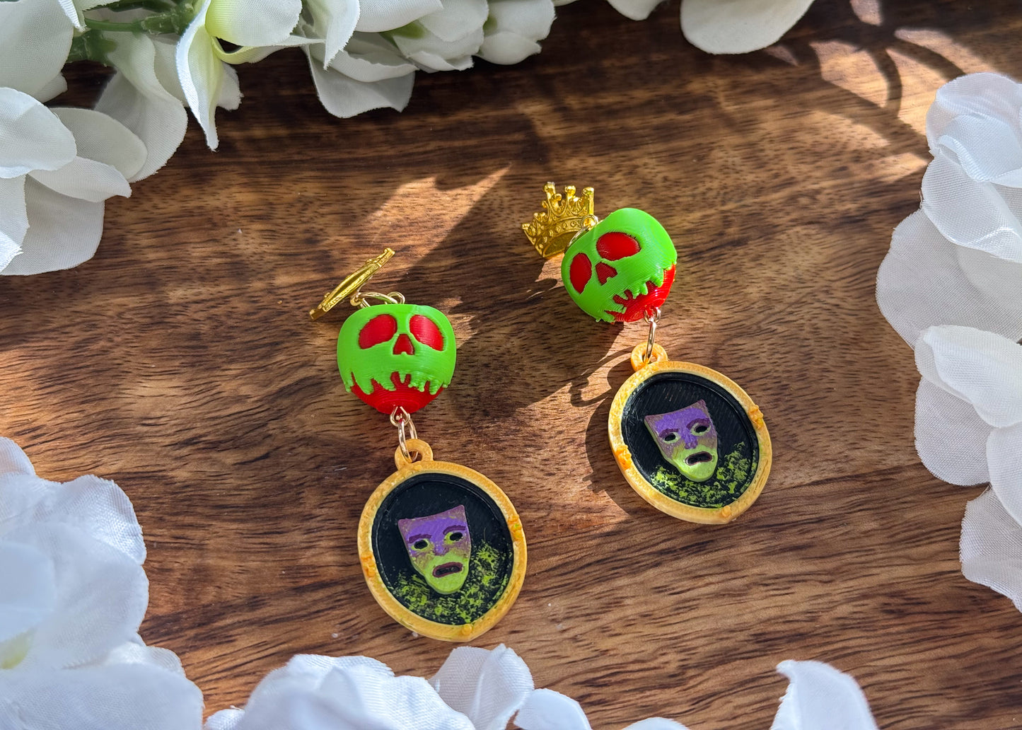 Evil Queen Dangle Earrings