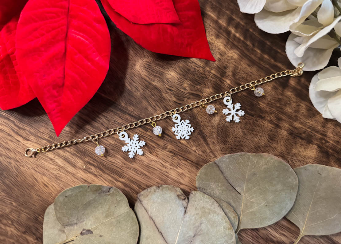 Snowflake Charm Bracelet