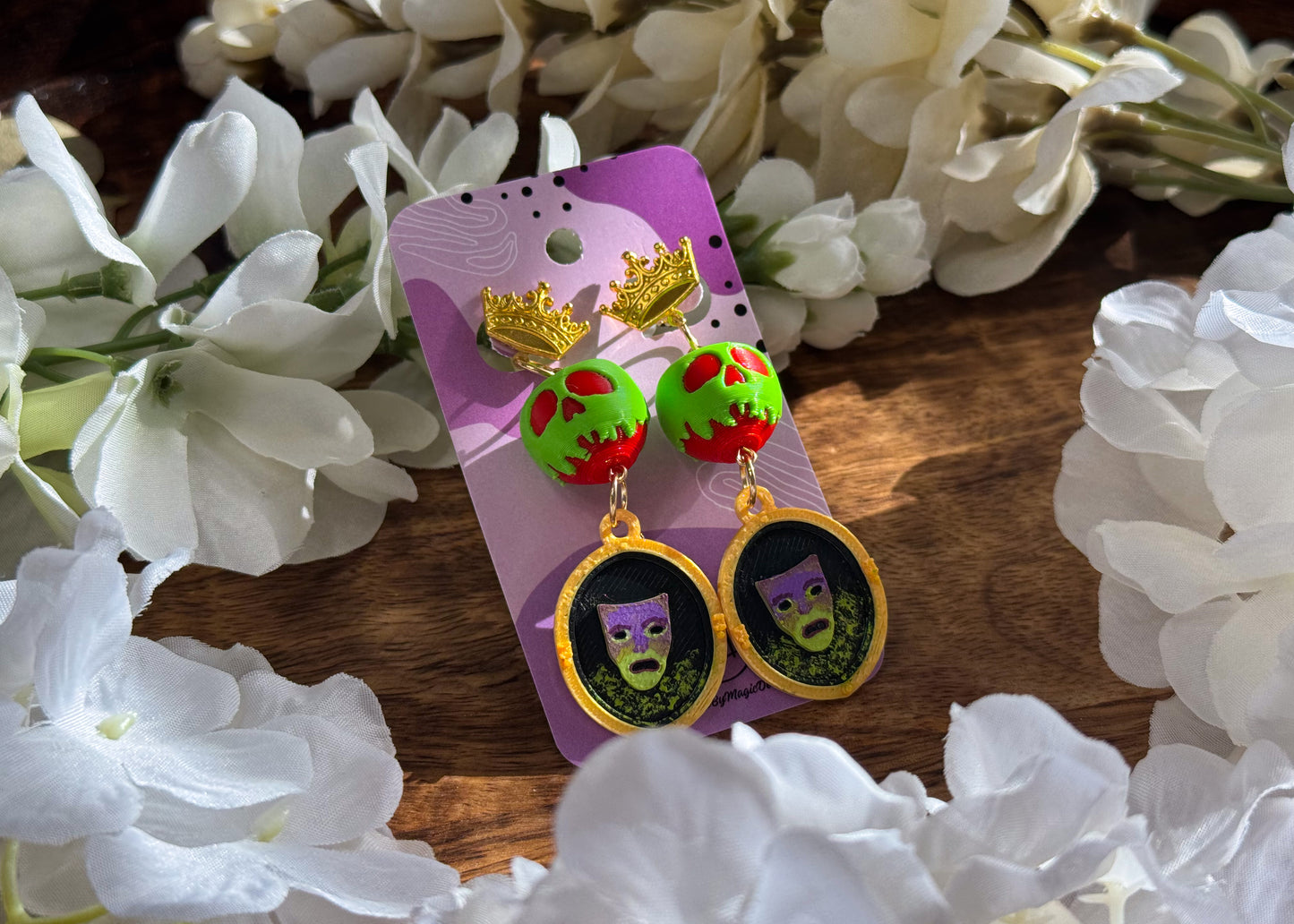 Evil Queen Dangle Earrings