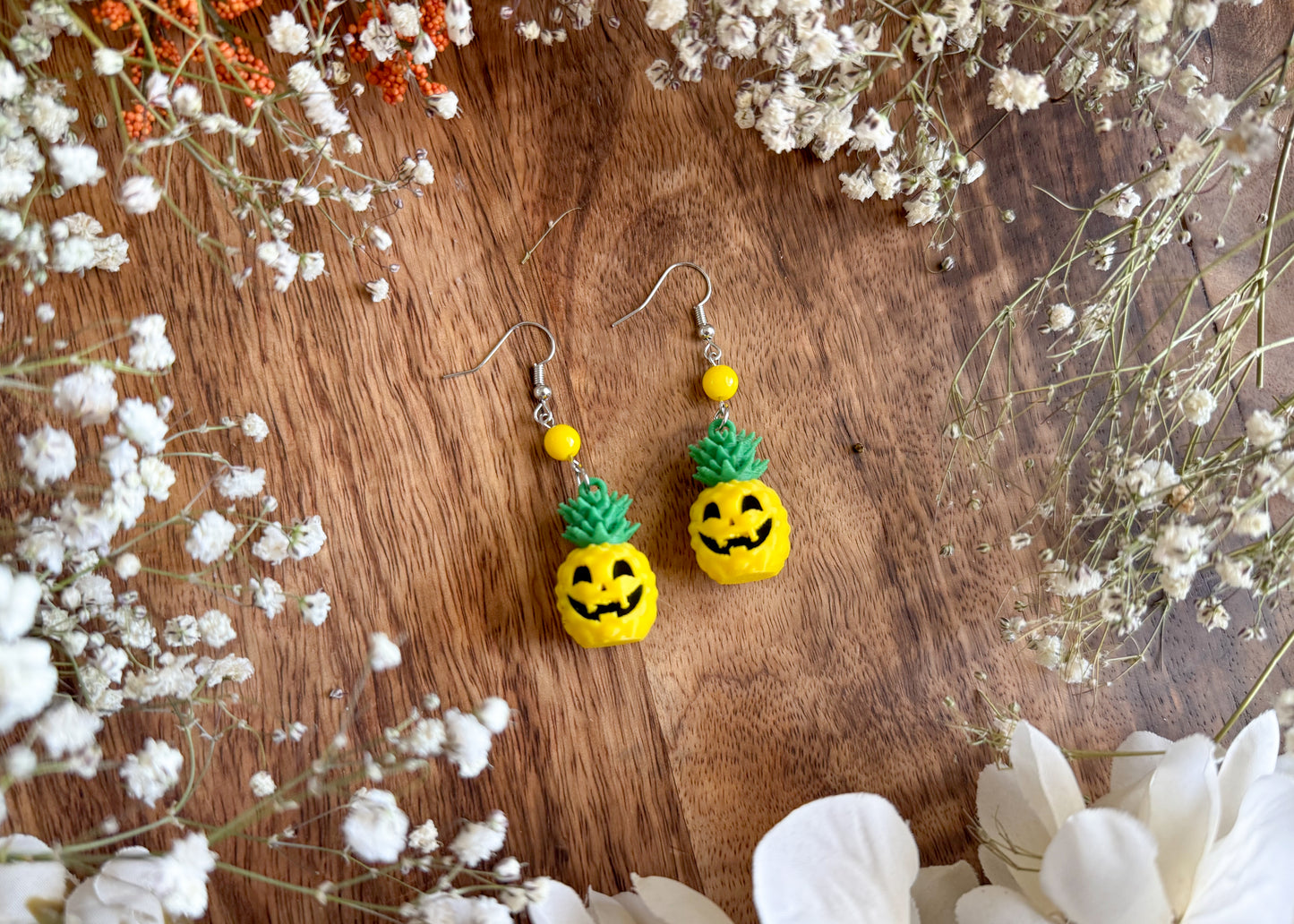 Summerween Pineapple Earrings