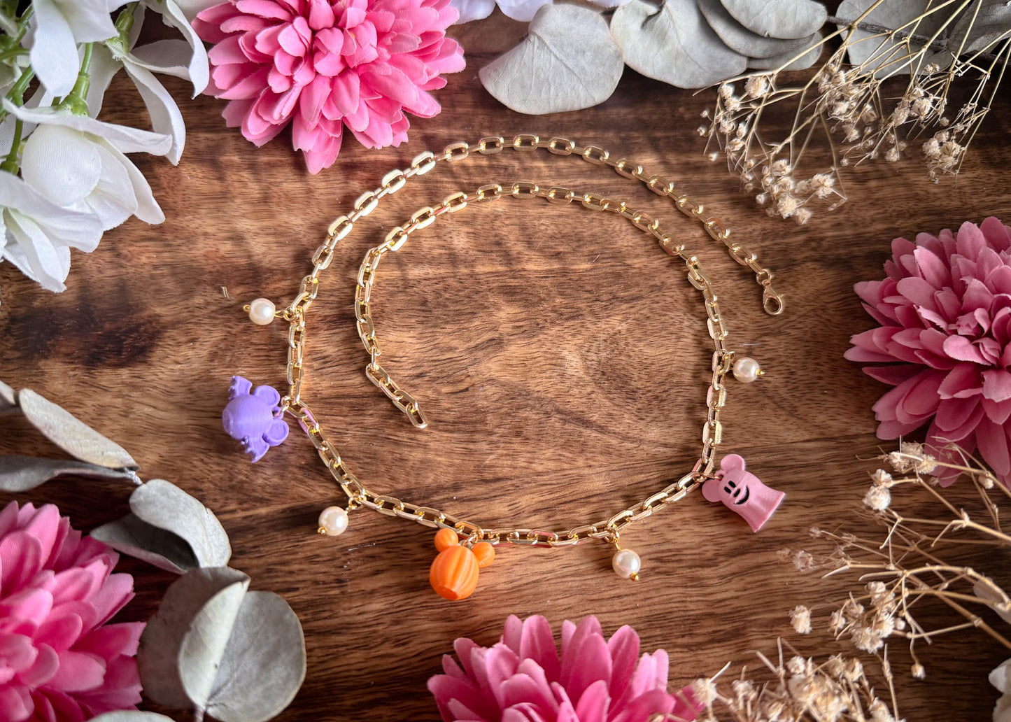 Pastel Boo to You Charm Necklace