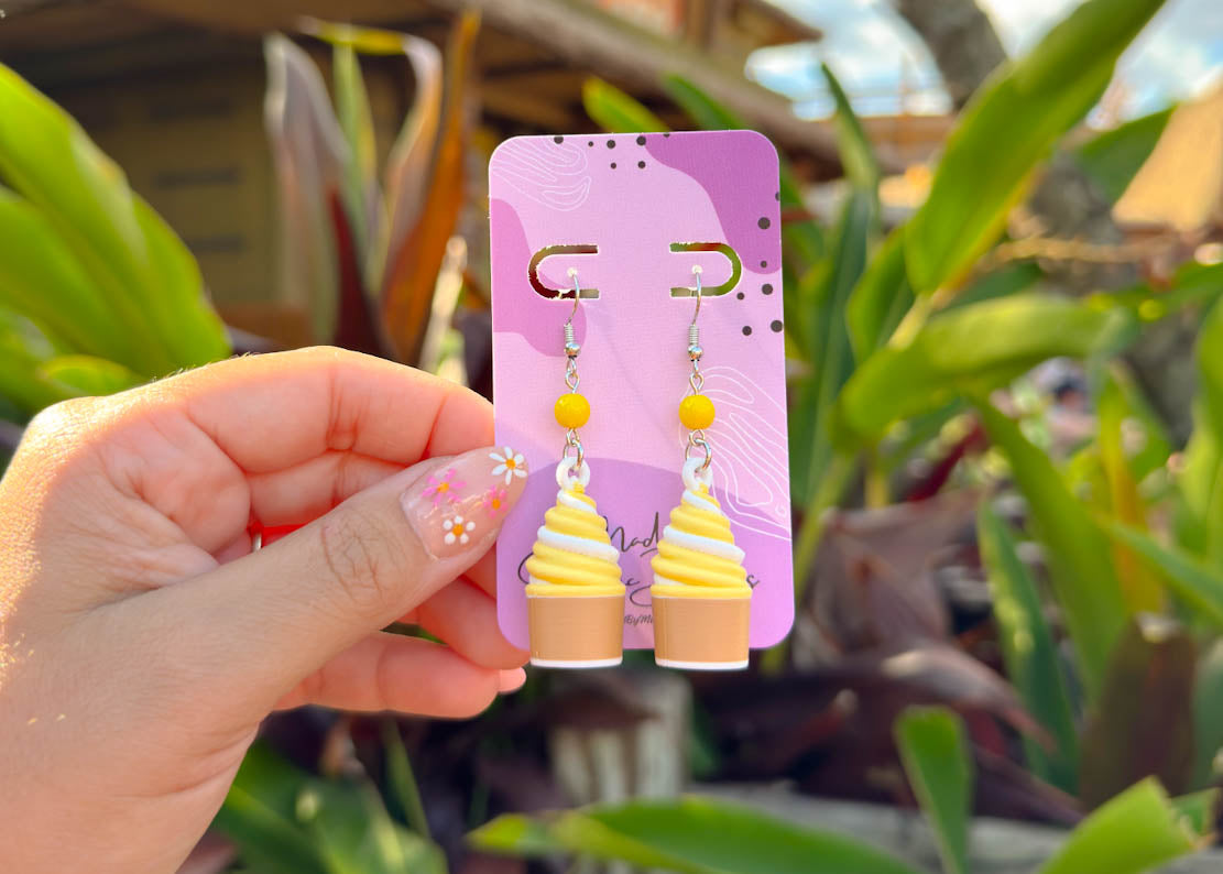 Pineapple Swirl Earrings