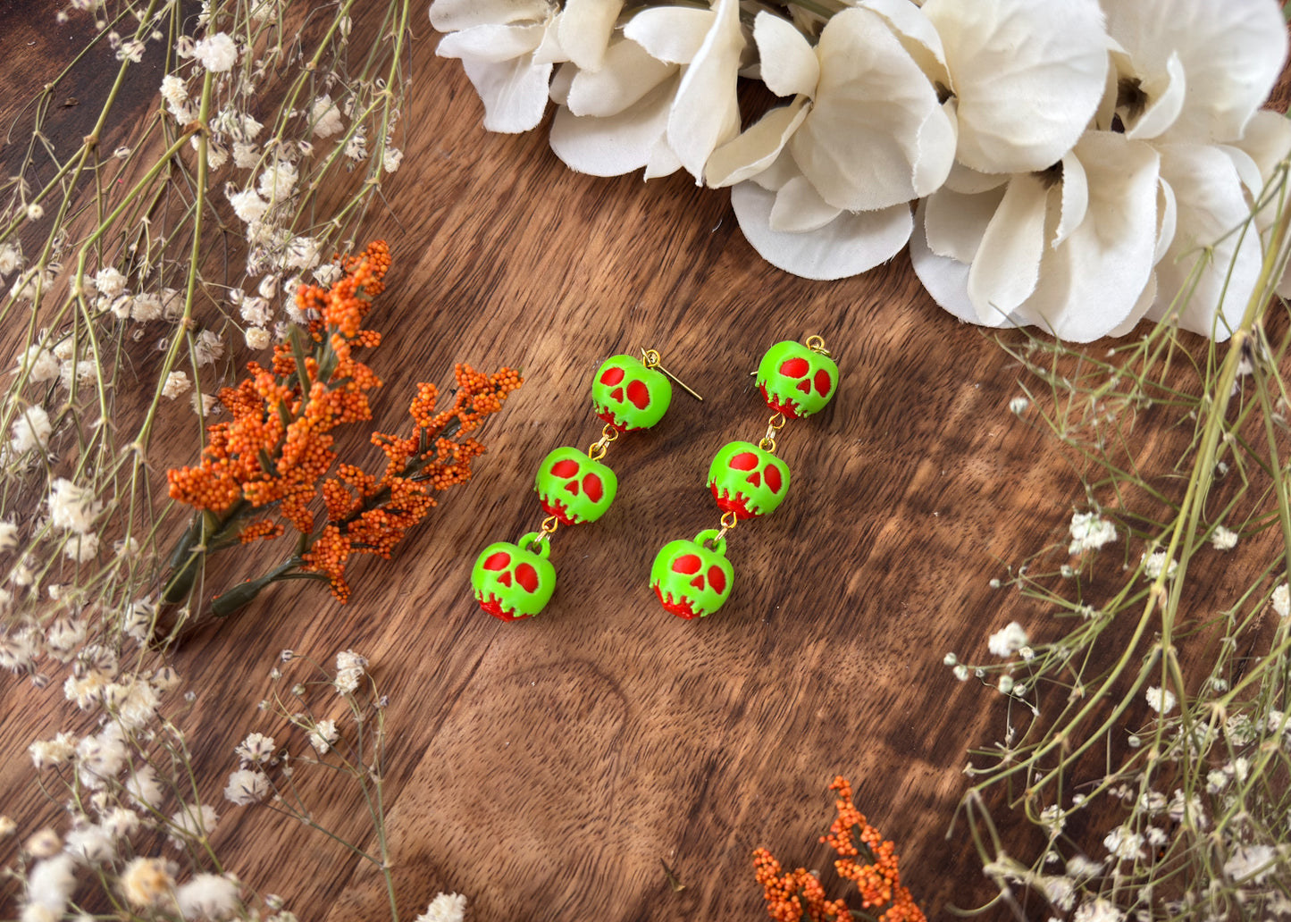 MINI Poison Apple Dangle Earrings