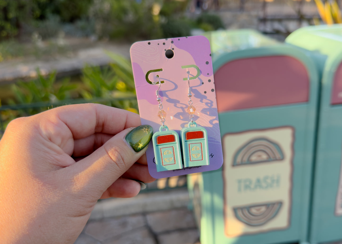MINI Adventure Trash Can Earrings