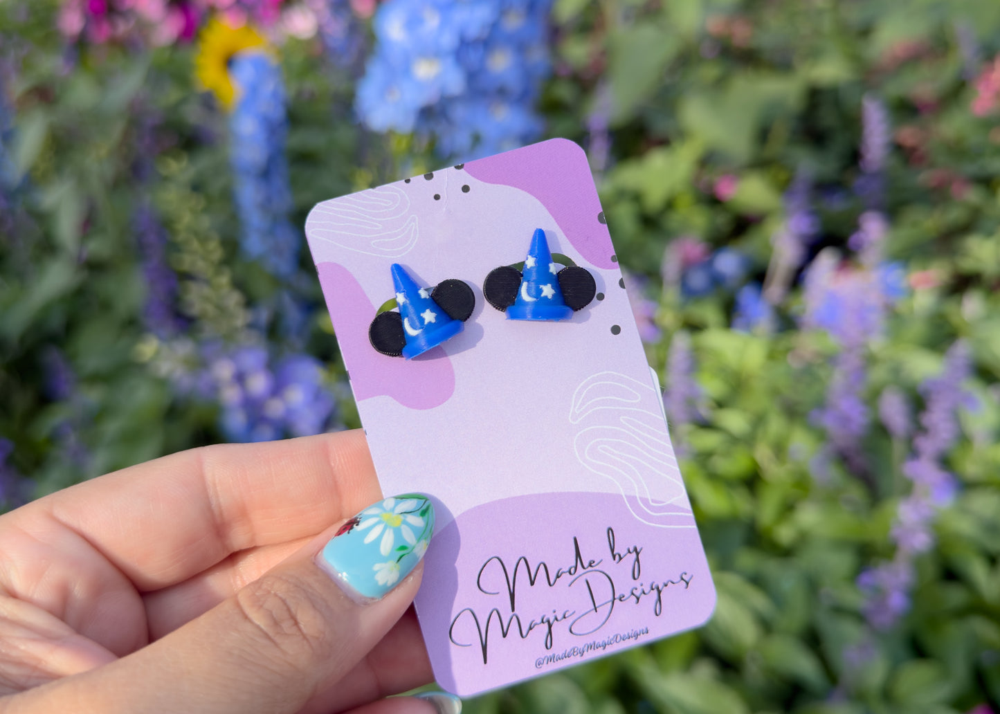 Sorcerer Hat Stud Earrings
