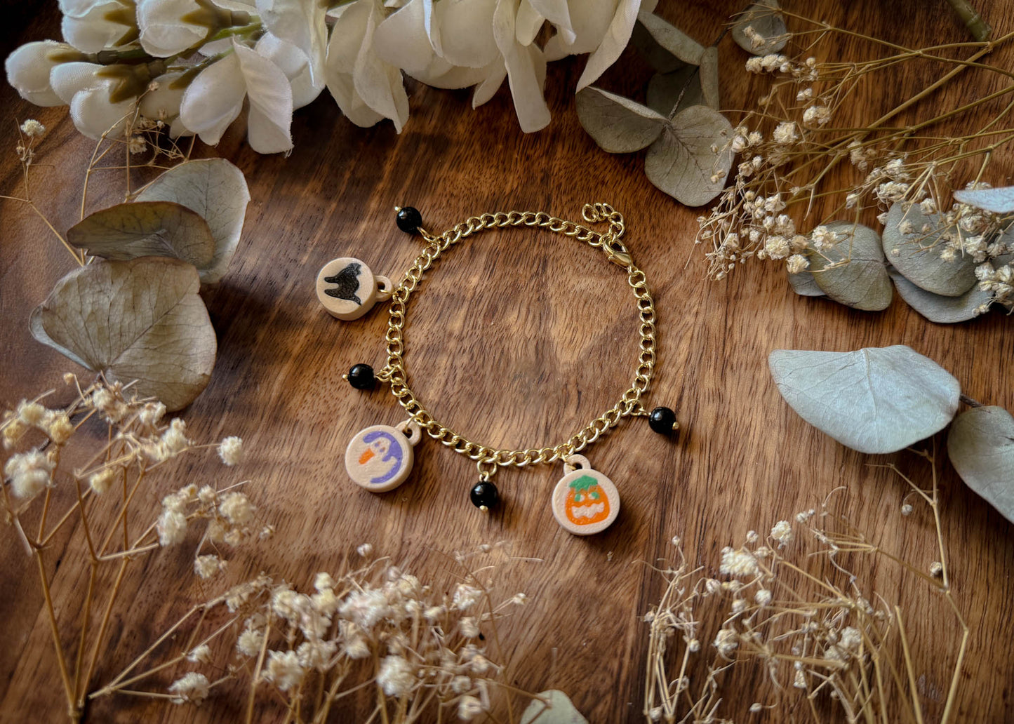 Halloween Cookie Charm Bracelet
