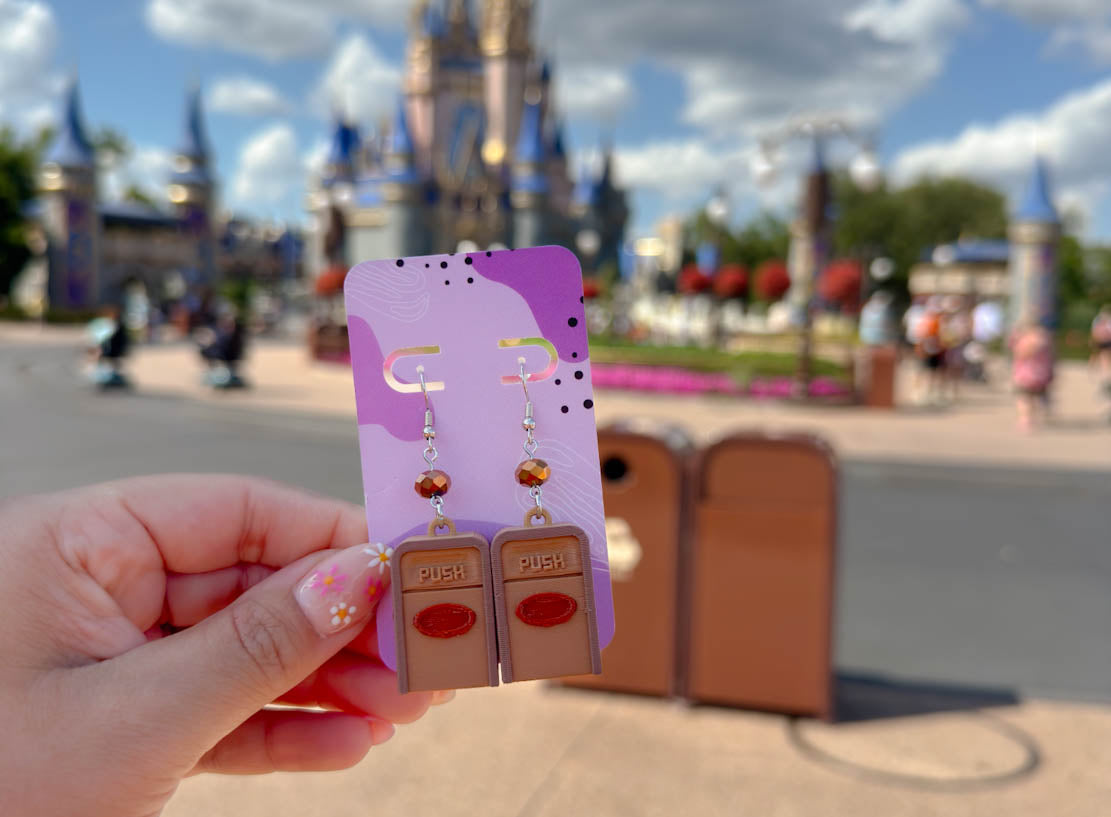Main Street Trash Can Earrings