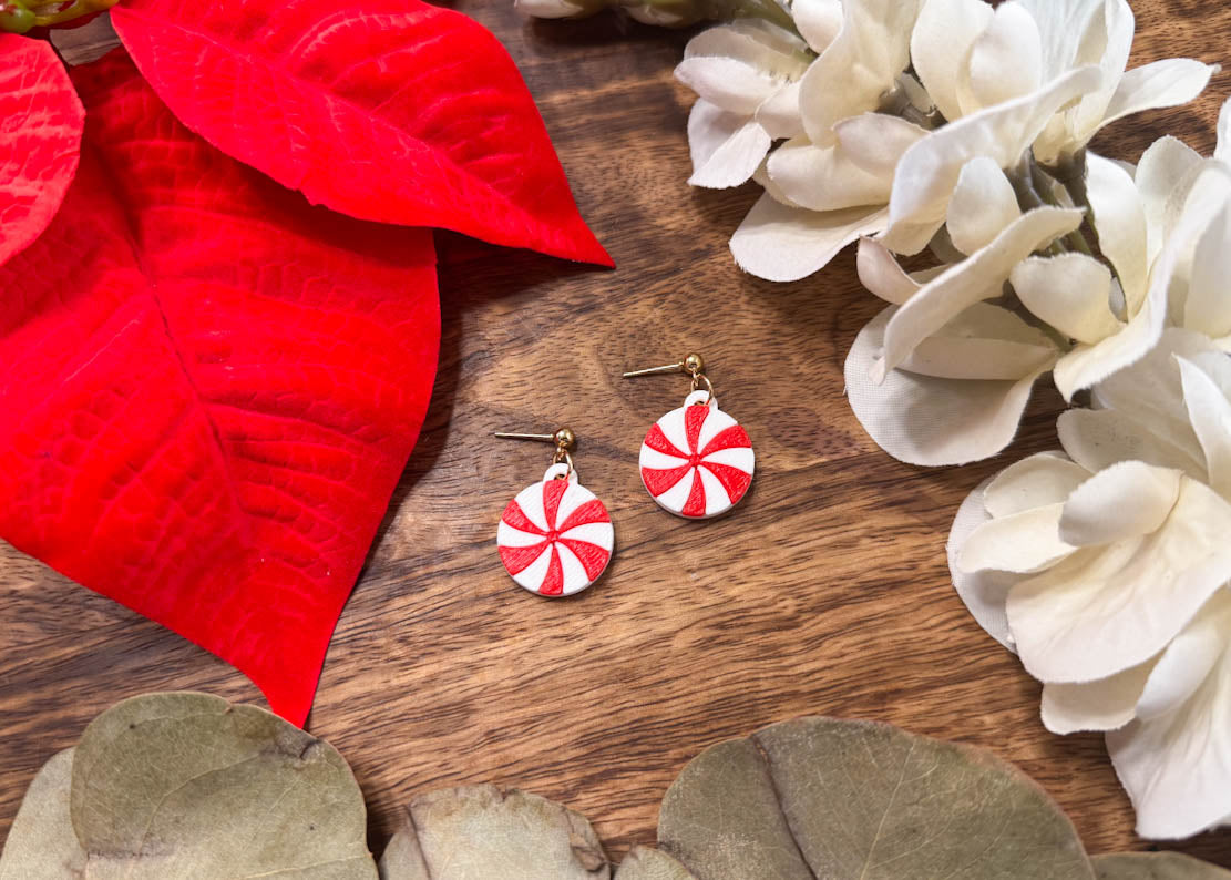 MINI Peppermint Earrings
