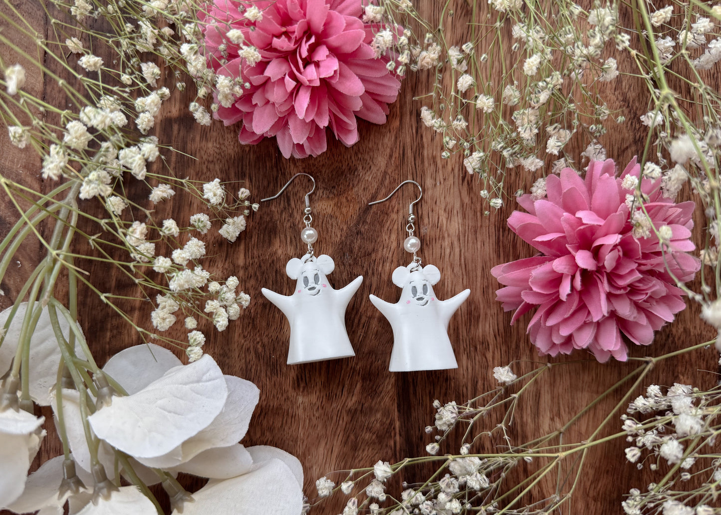 Cute Ghosty Mouse Earrings