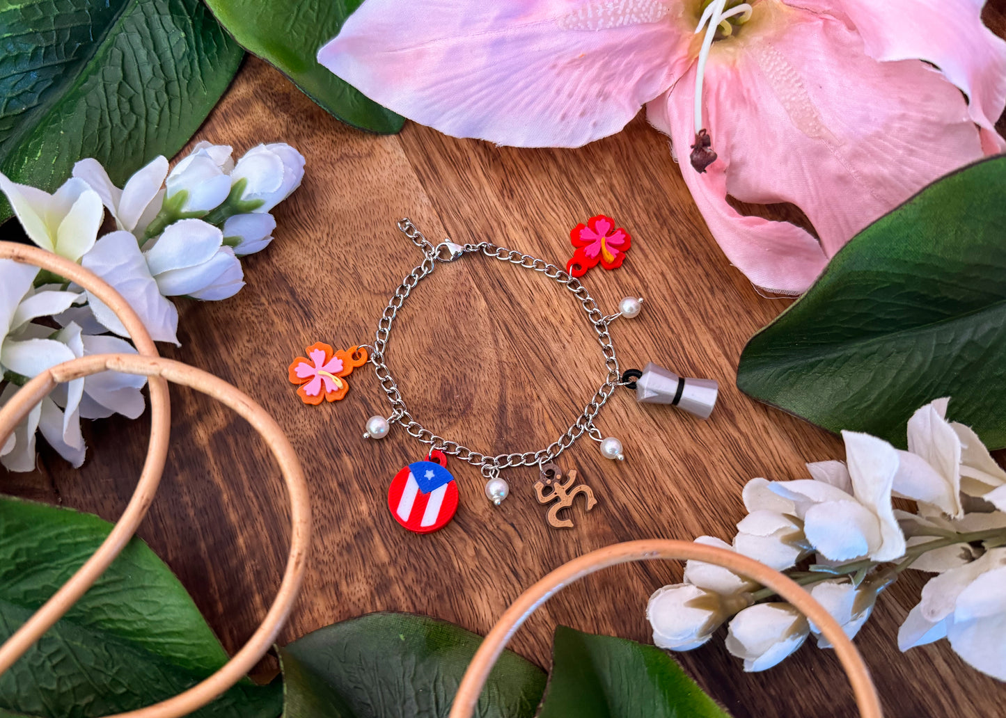 Puerto Rico Charm Bracelet
