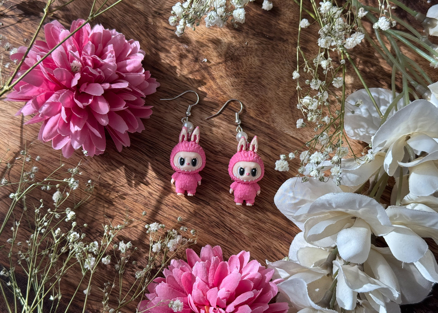 Berry Labu Monster Earrings