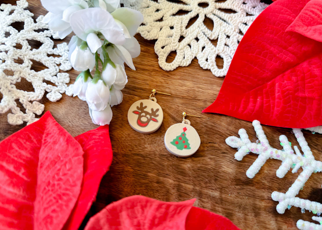 MINI Reindeer Cookie MIX Earrings
