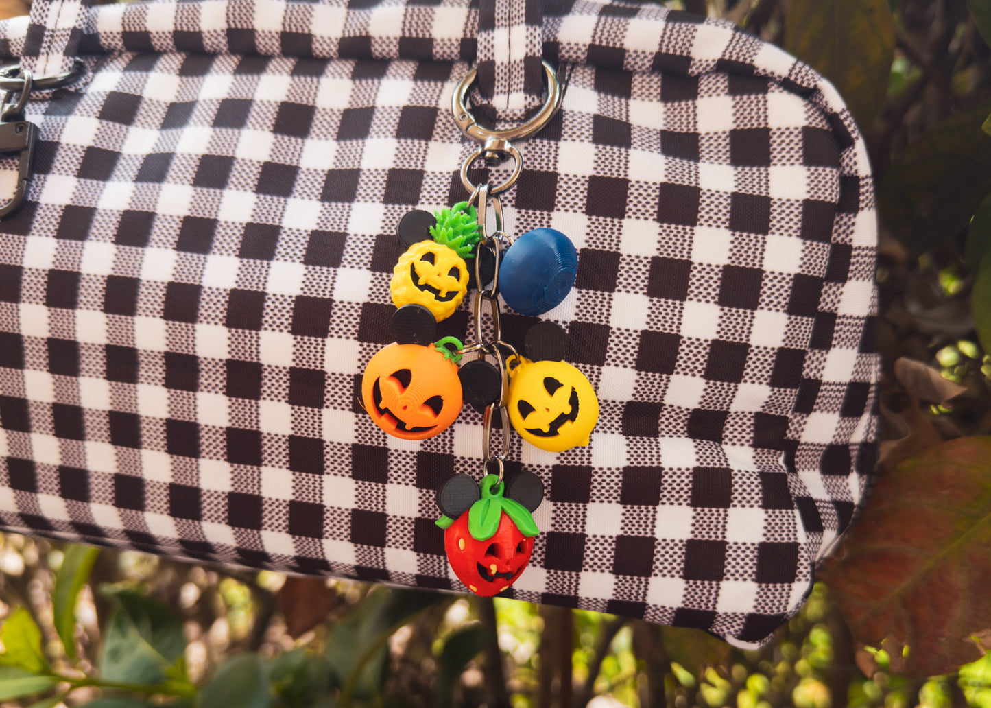 Mouse Fruit Dangle Bag Charm