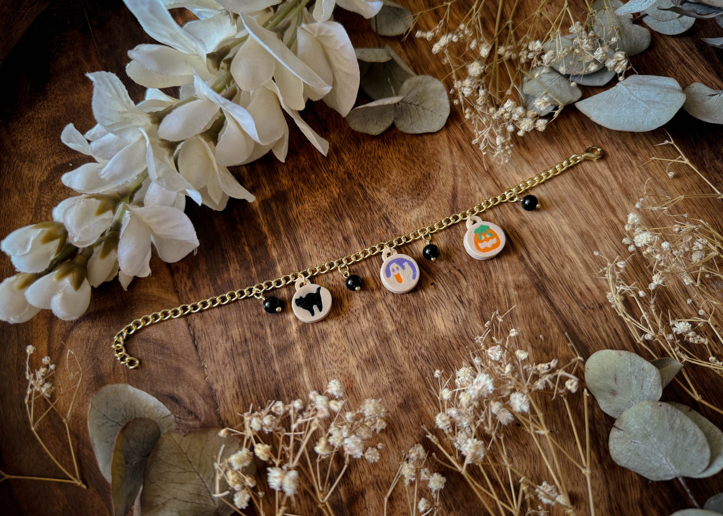 Halloween Cookie Charm Bracelet