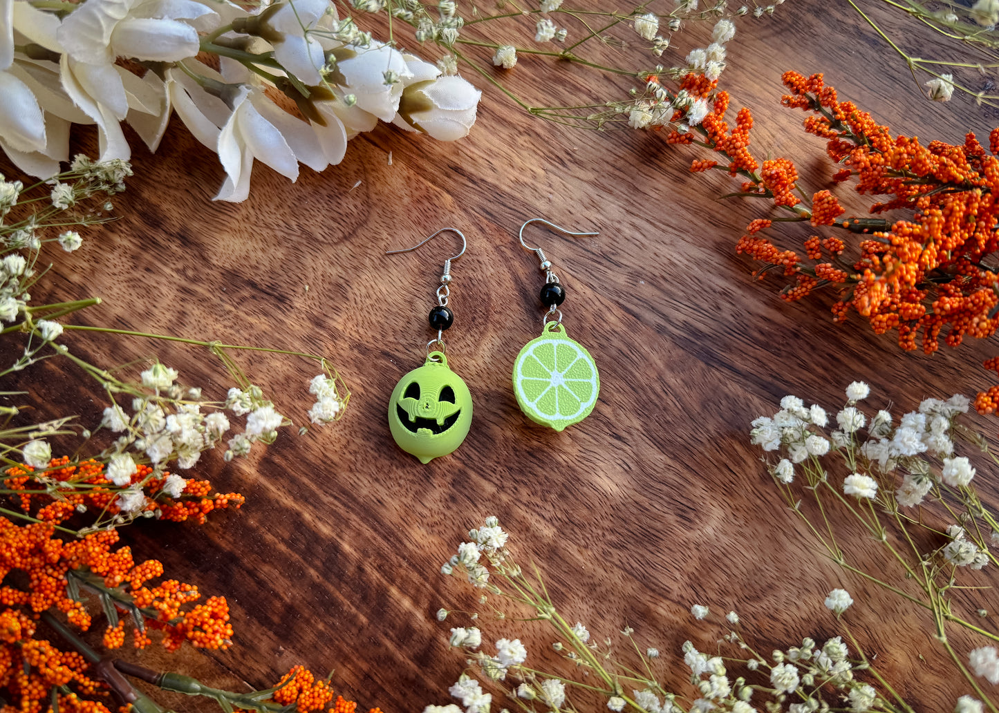 Summerween Lime Earrings