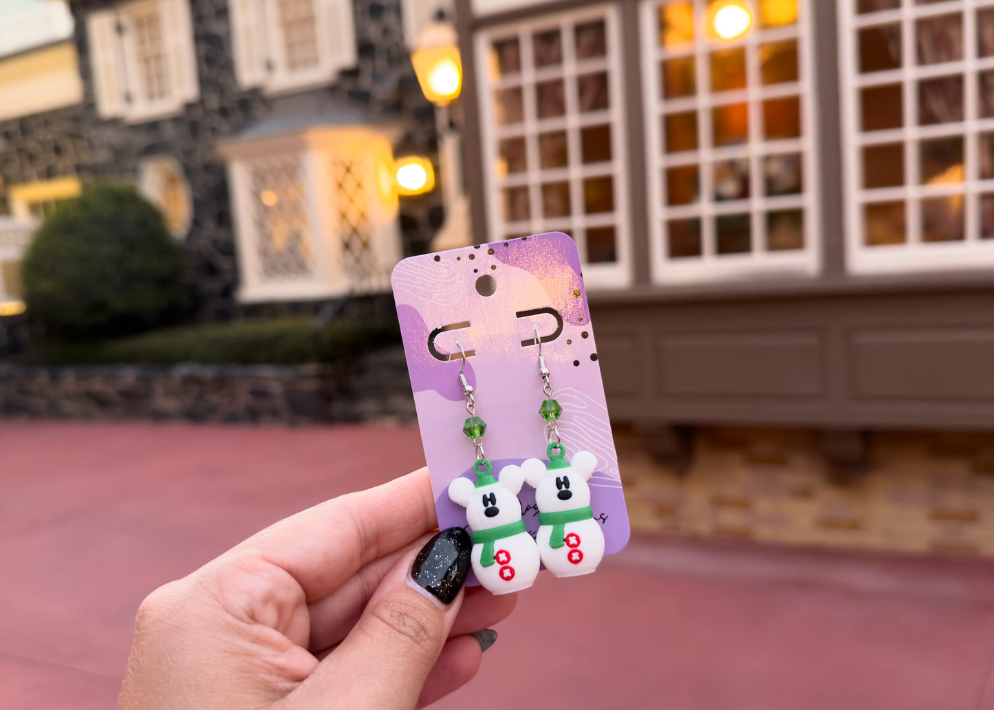 MINI Snow Mouse Earrings