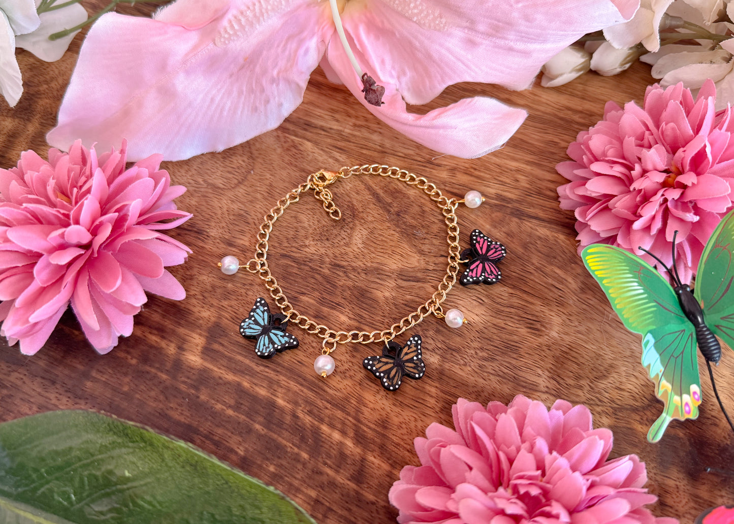 Butterfly Charm Bracelet