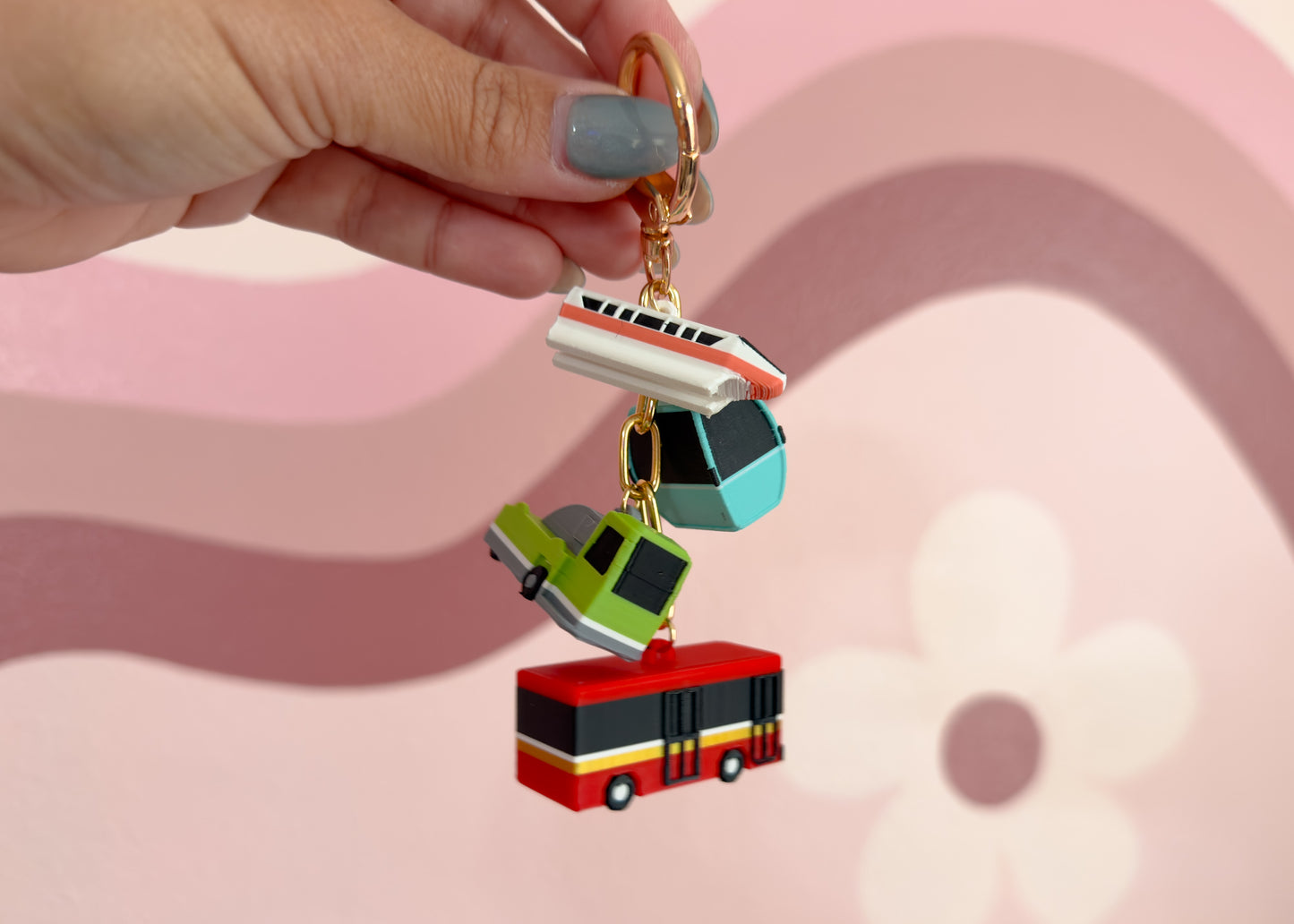 Transportation Dangle Bag Charm