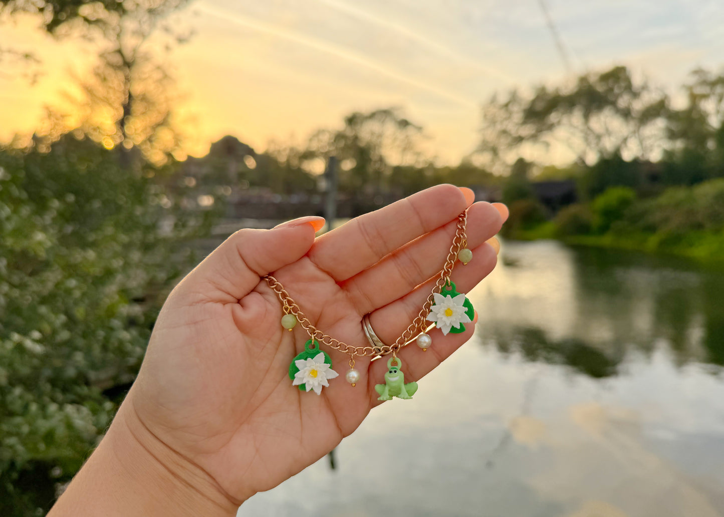 Frog Princess Charm Bracelet