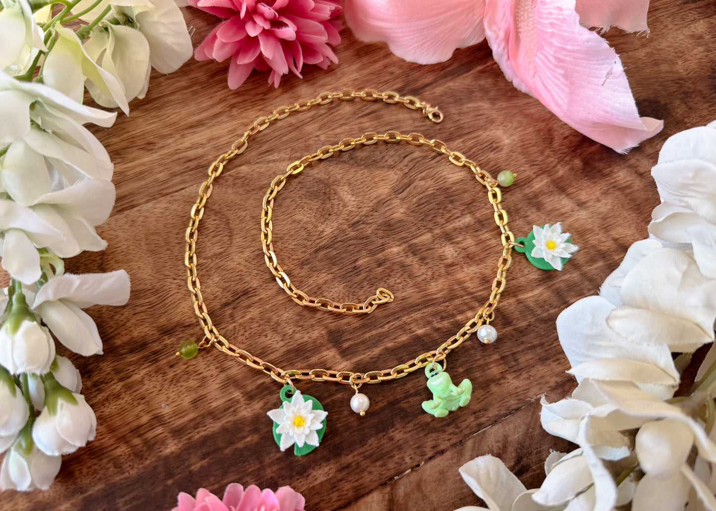 Frog Princess Charm Necklace