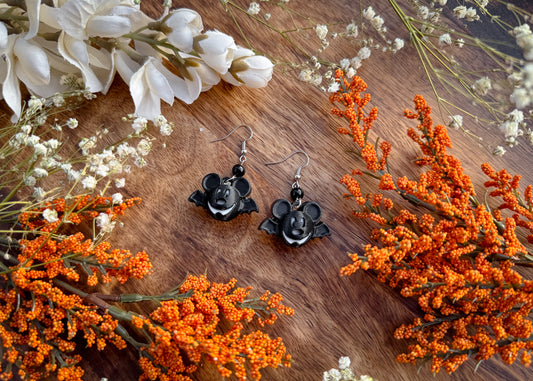 Mouse Bat Earrings