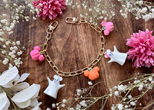 Cute Ghosty Mouse Bag Charm Chain