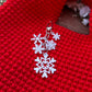 Mouse Snowflake Bag Charm
