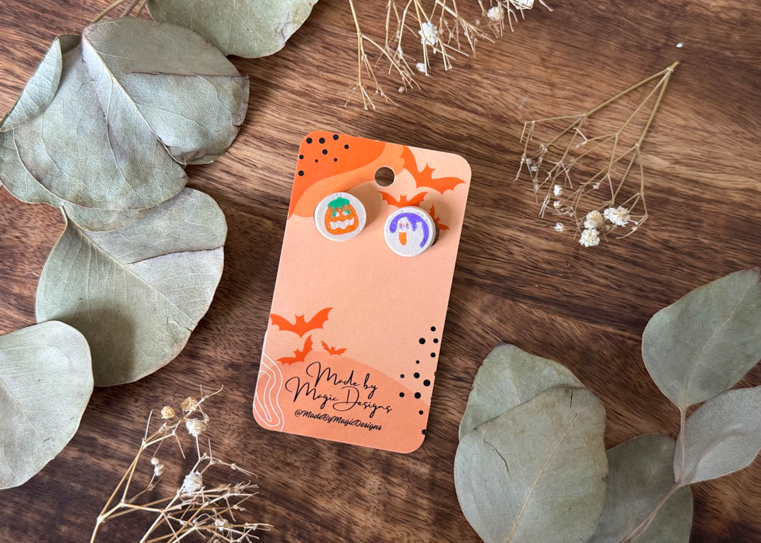 Halloween Cookie Stud MIX Earrings