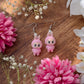 Pink Labu Monster Earrings