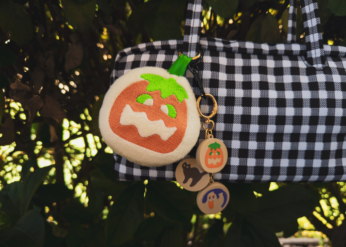 Pumpkin Cookie Plush Bag Charm