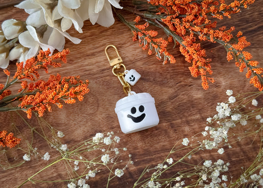 Ghost Bucket Dangle Bag Charm