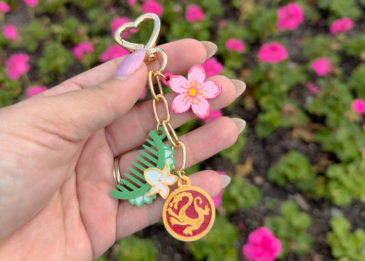 Warrior Princess Dangle Bag Charm