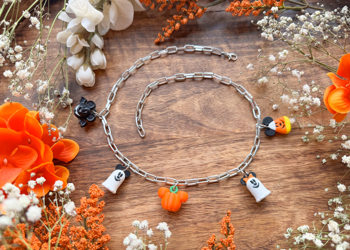 Boo to You Chunky Charm Necklace