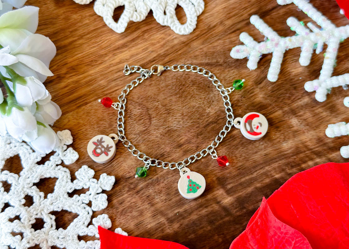 Christmas Cookie Charm Bracelet