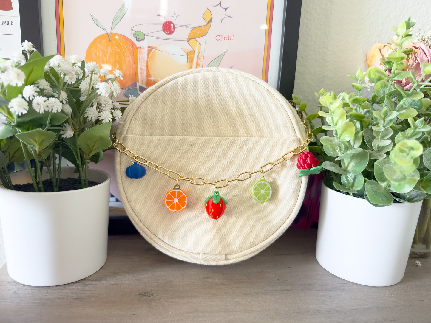 Fruits Bag Charm Chain