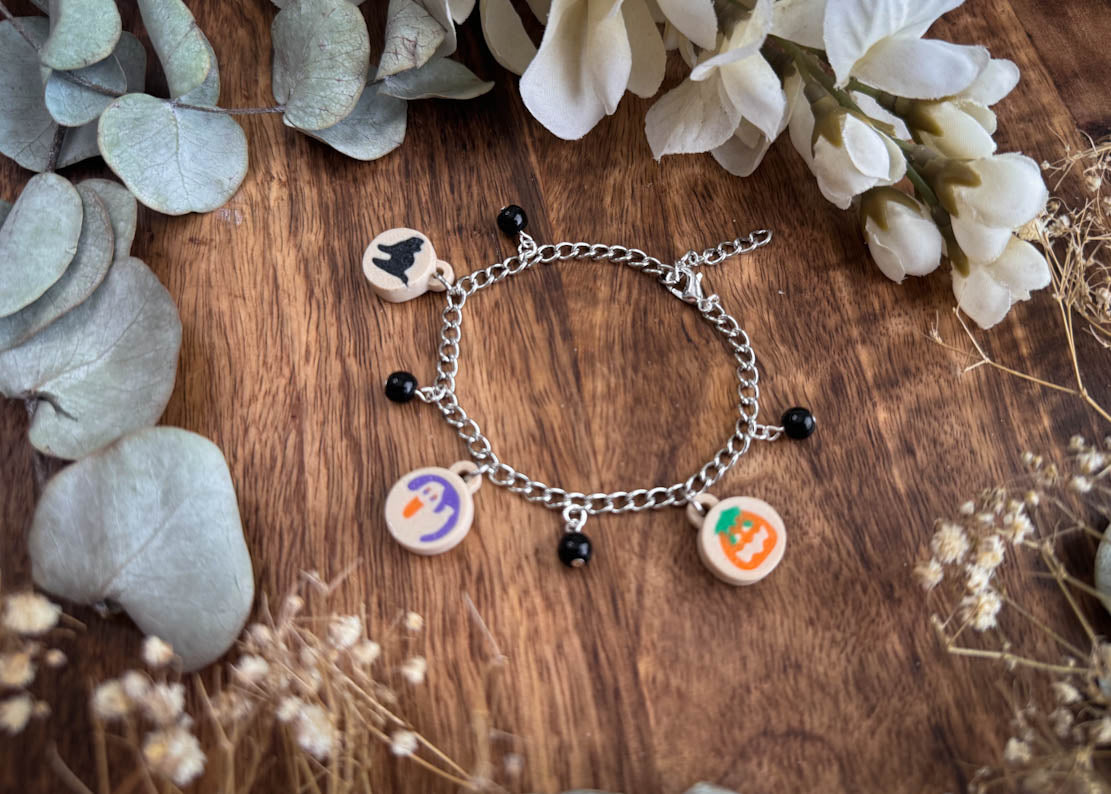Halloween Cookie Charm Bracelet