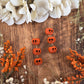 MINI Boo Pumpkin Dangle Earrings