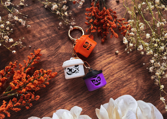 Monster Bucket Dangle Bag Charm