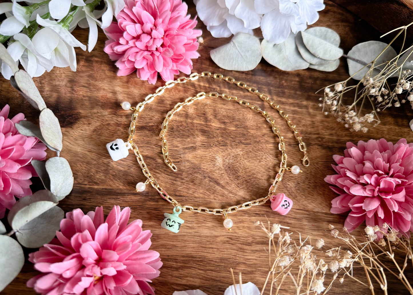 Pastel McBucket Charm Necklace