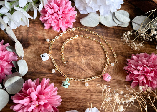 Pastel McBucket Charm Necklace