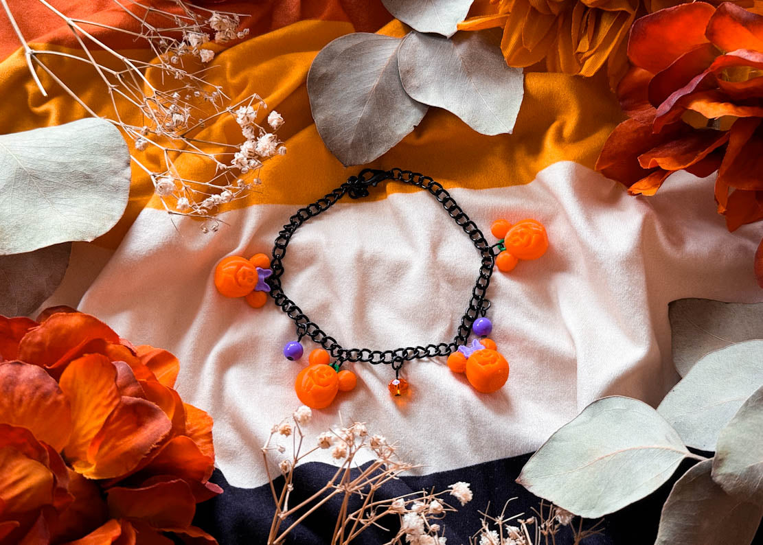 Pumpkin Mouse MIX Charm Bracelet
