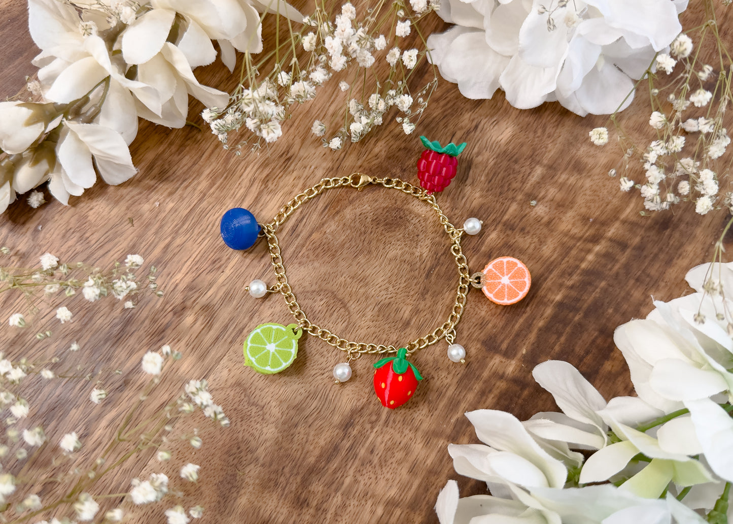Fruits Charm Bracelet